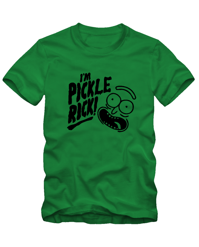 Marškinėliai Pickle Rick Marškinėliai Pickle Rick